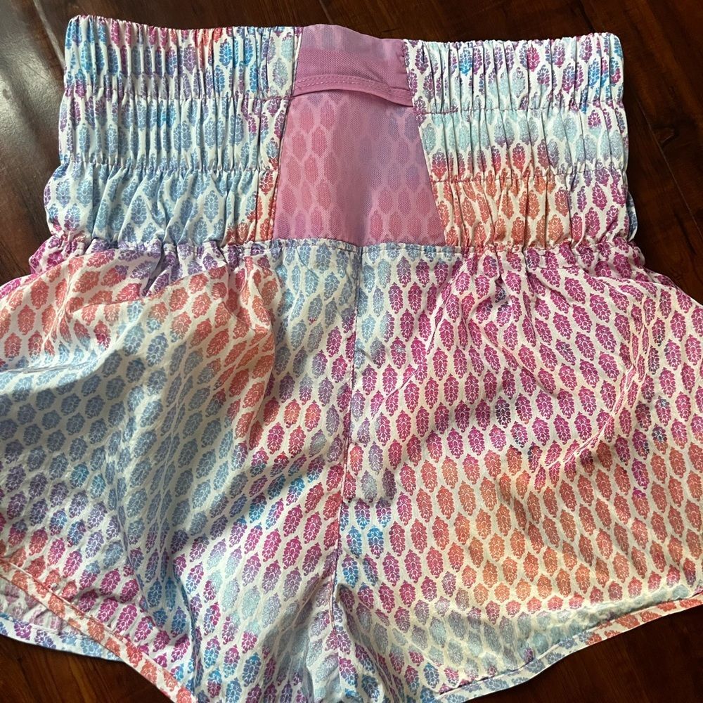 Nwot Fp Formation Printed Way Home Shorts In Rainbow sz-Xs
